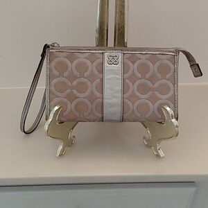 COACH Julia Op Art Zippy wallet wristlet